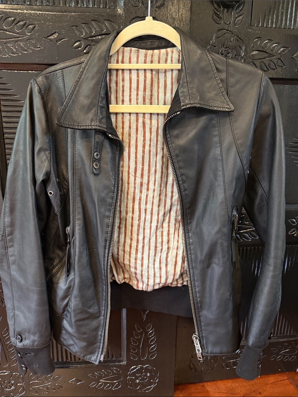 S.W.O.R.D. Gold Limited Edition Jacket - Black with Striped Lining